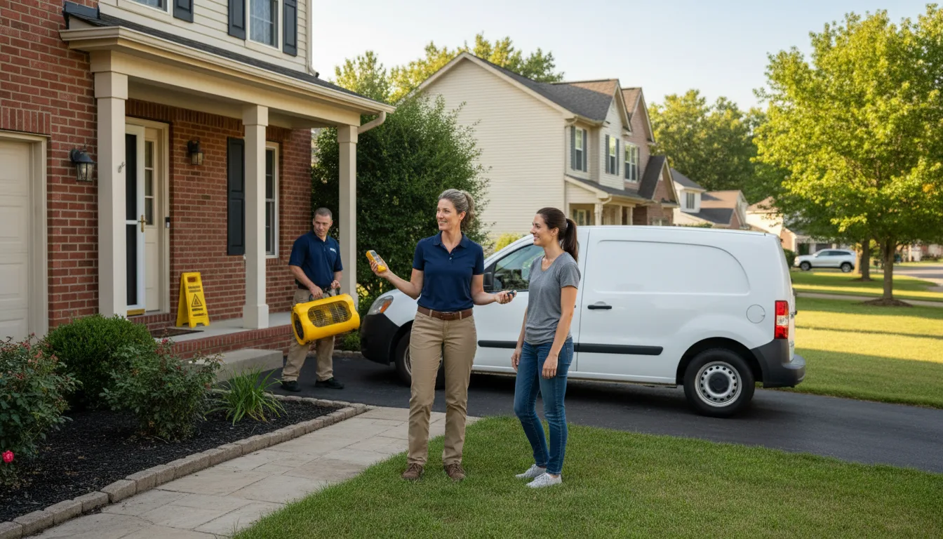 Water restoration image for Dehumidification And Cleanup Services in Lawley, AL